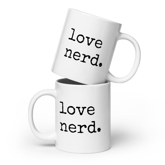 Love Nerd Typo Mug